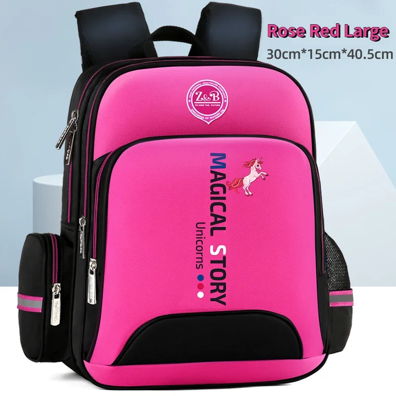 Large Capacity Girls Unicorn Boys Astronaut Space Fashion Schoolbags New Children Cute Cartoon Backpacks for Grade 1-6 Students