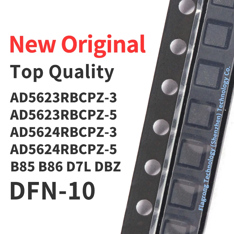 

1 Pieces AD5623RBCPZ-3 AD5623RBCPZ-5 AD5624RBCPZ-3 AD5624RBCPZ-5 Silkscreen B85 B86 D7L DBZ DFN-10 Chip IC New Original