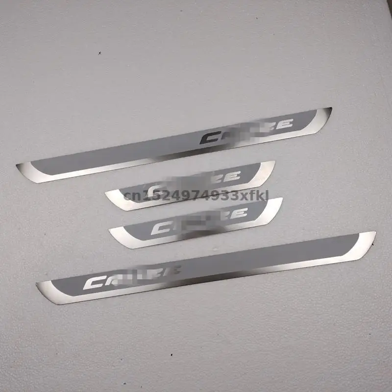 

4 шт./комплект, накладки на дверные пороги из нержавеющей стали для chevrolet cruze