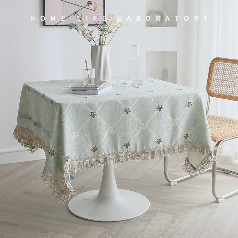 

Square tablecloth waterproof, oil proof, and washable tea table tablecloth square tablecloth