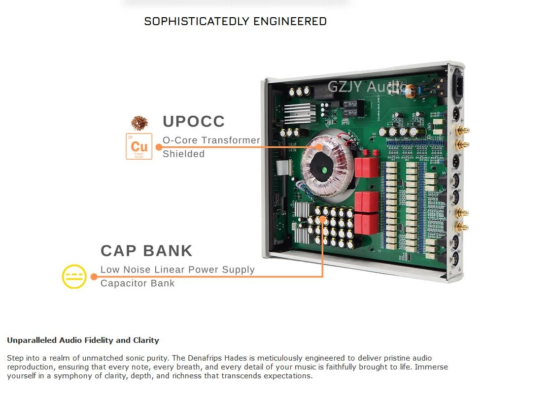 Предусилитель HADES12th чистый класс А низкое искажение истинный баланс полностью
