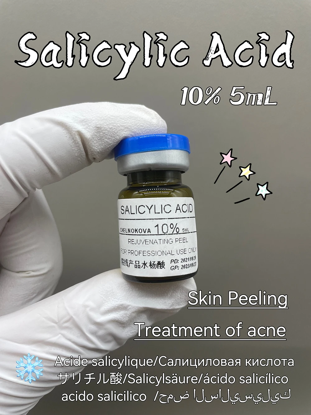 

10% BHA Salicylic acid SA skin care pore for nursing methods Remove blackheads Acne treatment Chemical Peeling replacing skins