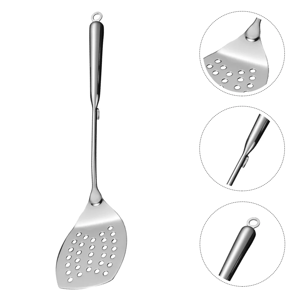 

Stainless Steel Cooking Spatula Practical Cooking Shovel Cookware Kitchen Utensil