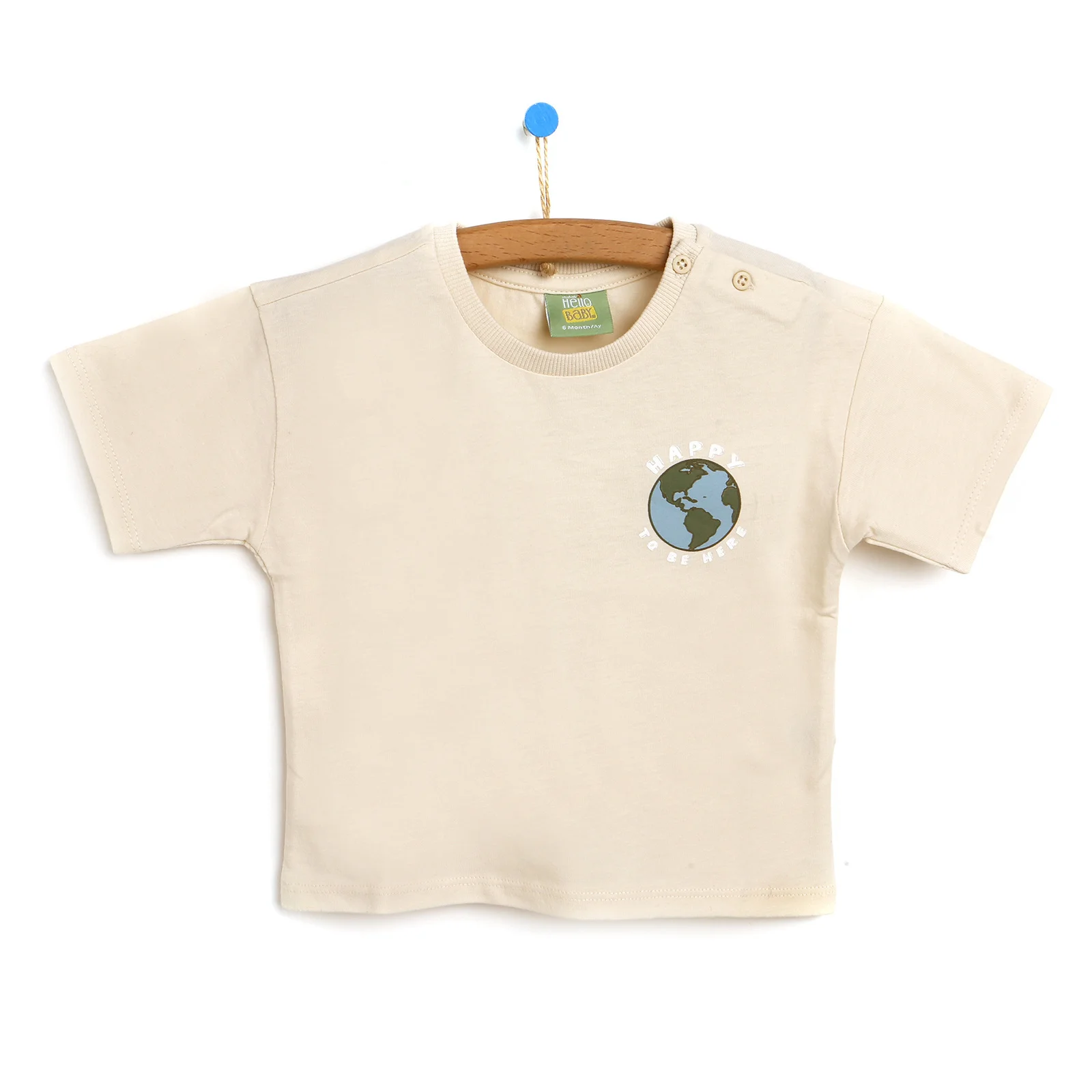 

ebebek HelloBaby 2022 New Season Baby Clothes Better Cotton Rahat Kalıp Erkek Bebek Tshirt