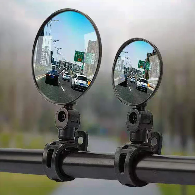 

Зеркало заднего вида на руль для велосипеда мотоцикла 360 отражатель для горного велосипеда Силиконовая ручка заднего вида зеркало заднего вида