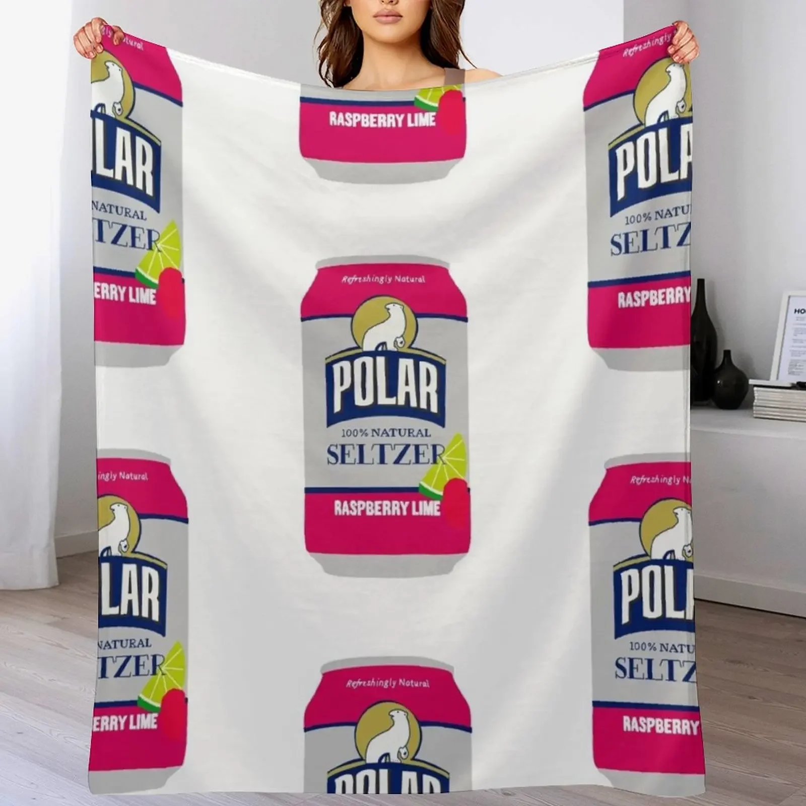 Фото Плед Polar Seltzer, теплый плед, подарок на годовщину