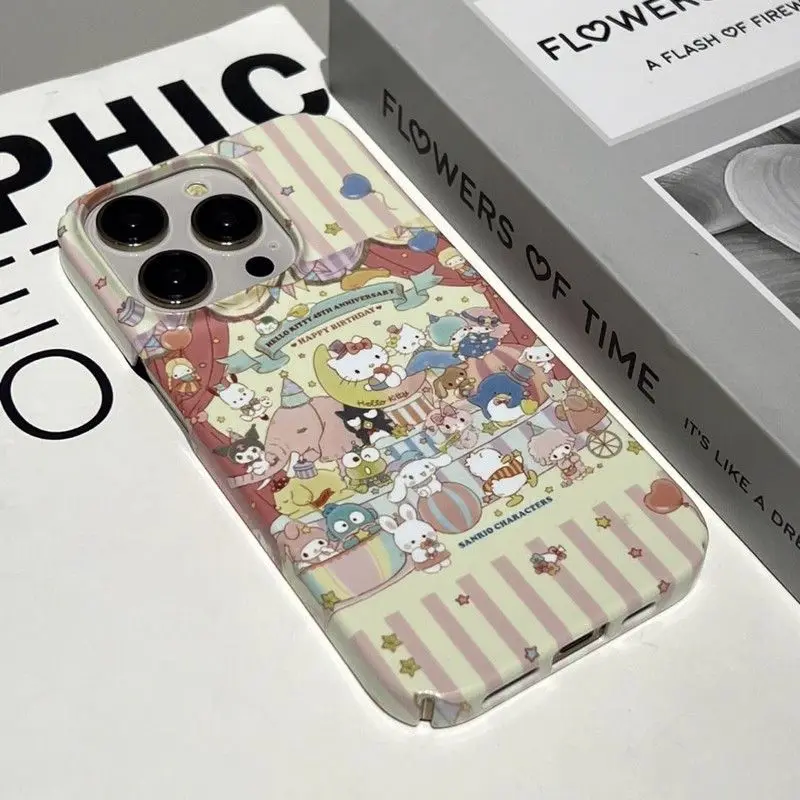

New Sanrio Kawaii Anime Cinnamoroll Hello Kitty My Melody Iphone14/1312/11Promax Shell Cute Cartoon Protective Cover Case Gift
