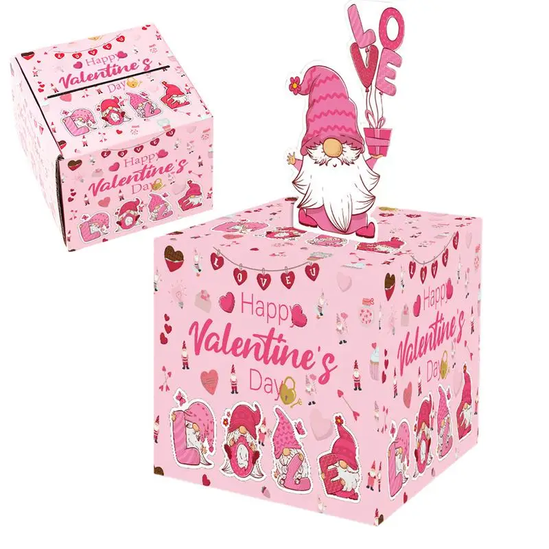 Денежный ящик на День святого Валентина Забавный денежный день Святого Рулонный