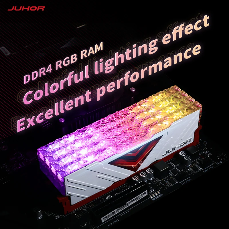 Memória RAM Juhor RGB DDR4 8GB 3200mhz