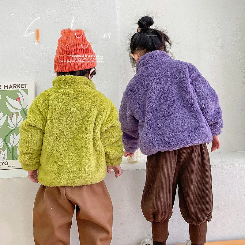 

Kids Winter Coats Children Outerwear Boy Warm Fleece Jacket Baby Girls Jackets for Autumn Spring Clothing