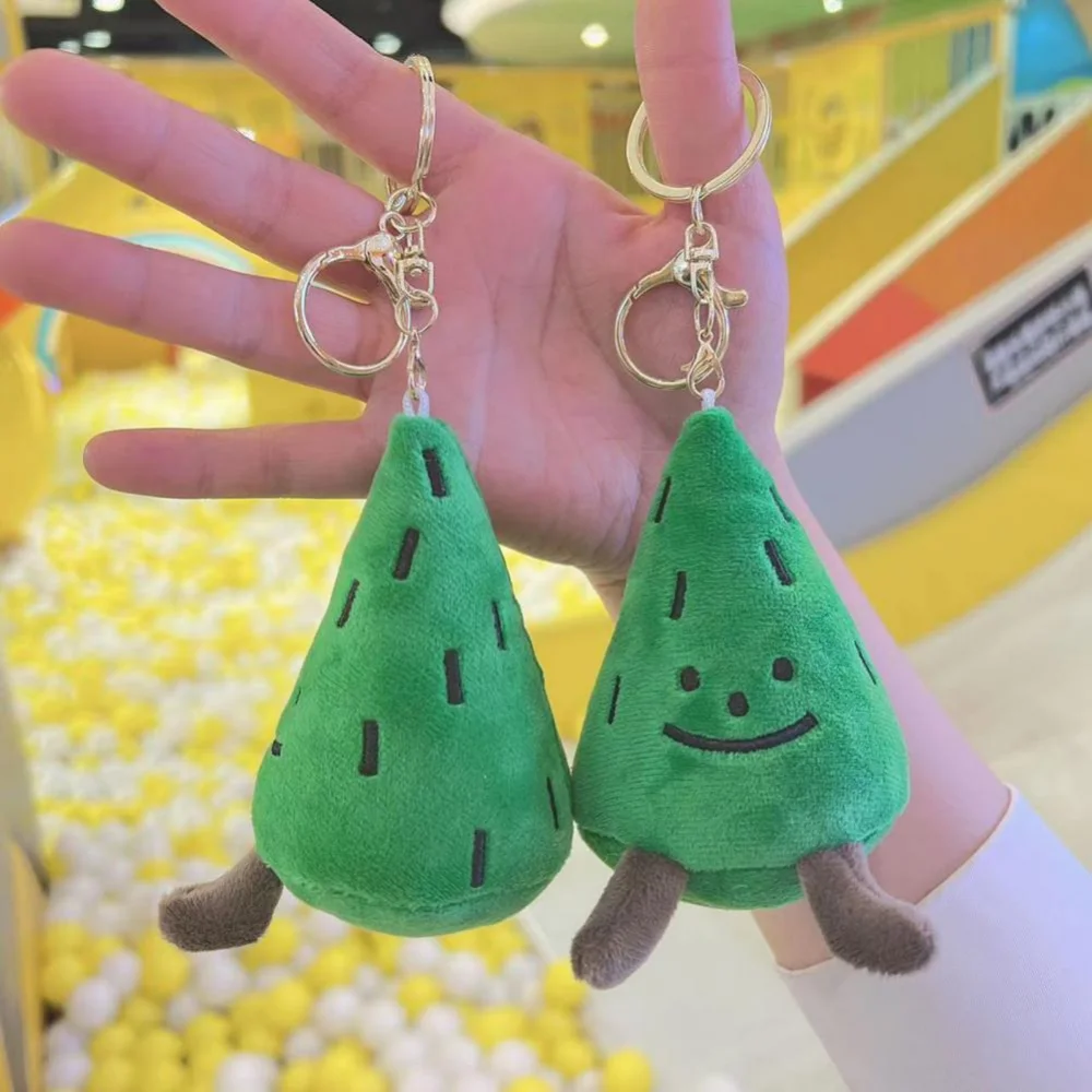 

Маленькая плюшевая подвеска в виде рождественской елки, милая очаровательная плюшевая кукла, брелок для рюкзаков, праздничное подвесное украшение, подарок