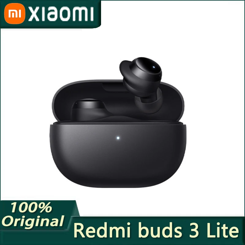 

Беспроводные наушники Xiaomi Redmi buds 3 Lite, Bluetooth 5,2, TWS наушники, гарнитура, время работы от батареи 18 часов, беспроводные наушники Mi Ture 3 Youth Edition