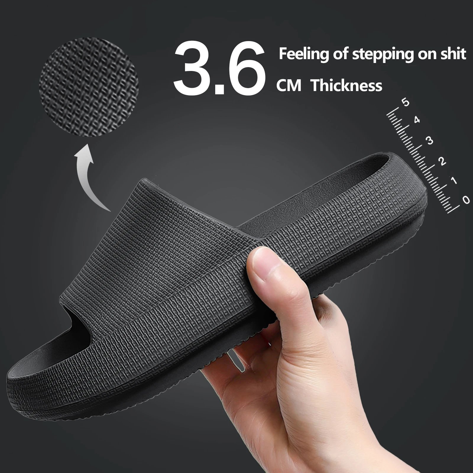 

Women Men Indoor Slides Summer Men's Slippers Women Home Slippers Indoor Bathroom Non Slip Flip-Flops Couple Platform Sandals