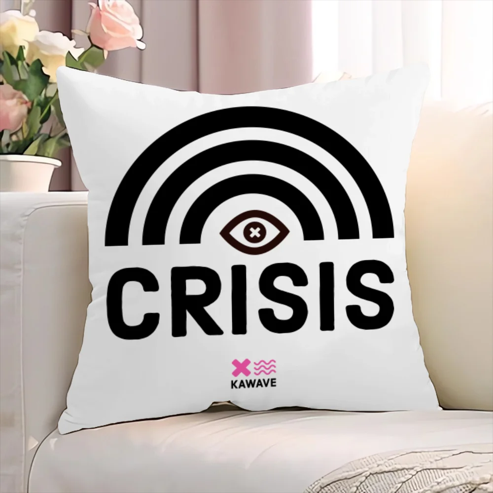 Декоративные подушки в стиле аниме с лозунгами 45x45