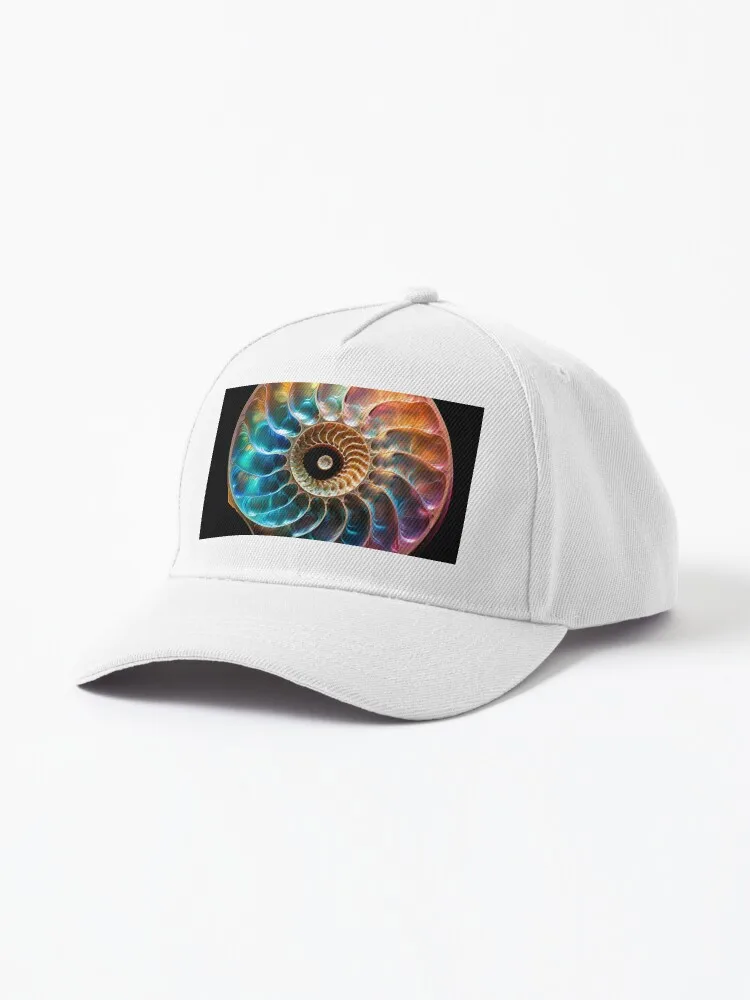 

Colorful Nautilus Shell Cap