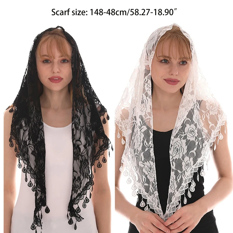 

Women Scarf Summer Flower Printed Pattern Scarf Multi Functional Soft Wrap Casual Triangle Shawls for Beach Supplies