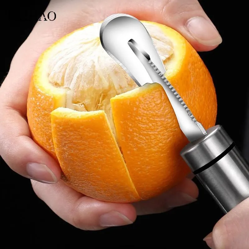 

Stainless Steel Lemon Orange Peeler Practical Fruit Grapefruit Opener Cutter Kitchen Gadgets For Household Tools Orange Peeler