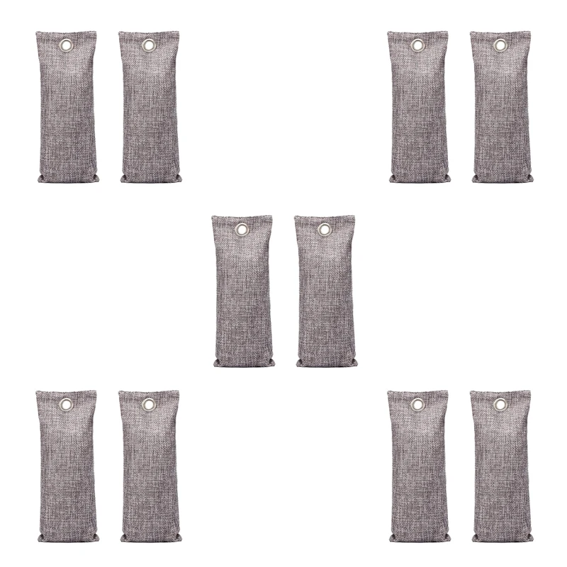 Акция! Мешочек для очистки воздуха из бамбукового угля (10 шт.) 50 г абсорбирующий