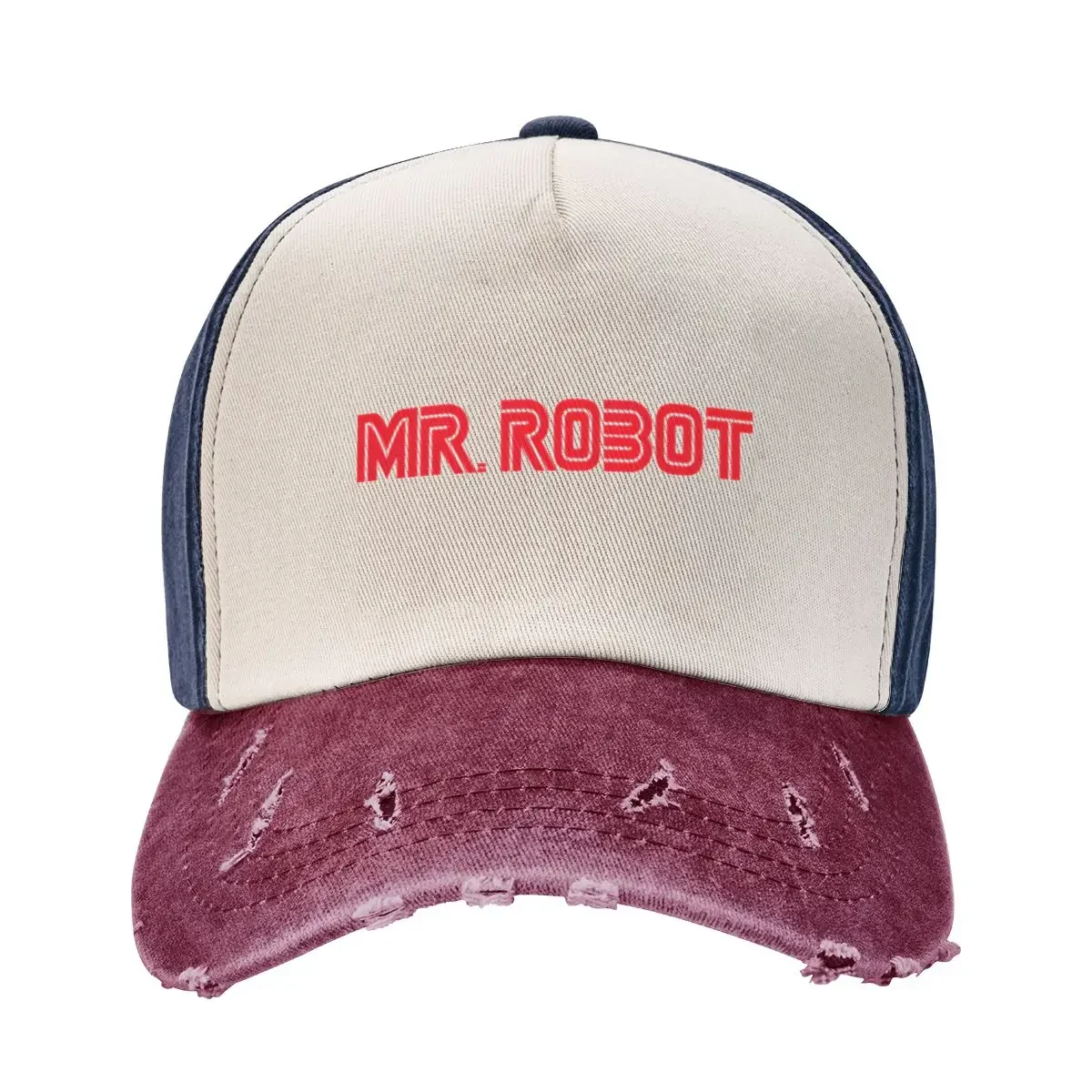 Фото Подарочная крутая бейсболка с логотипом Mr Robot 2024. №4