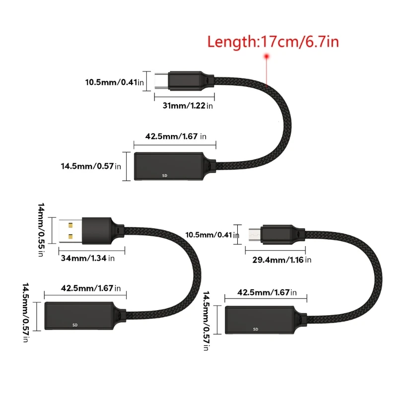 Y1UB Устройство чтения карт памяти 2 в 1 USB Type C внешних Micro TFSD