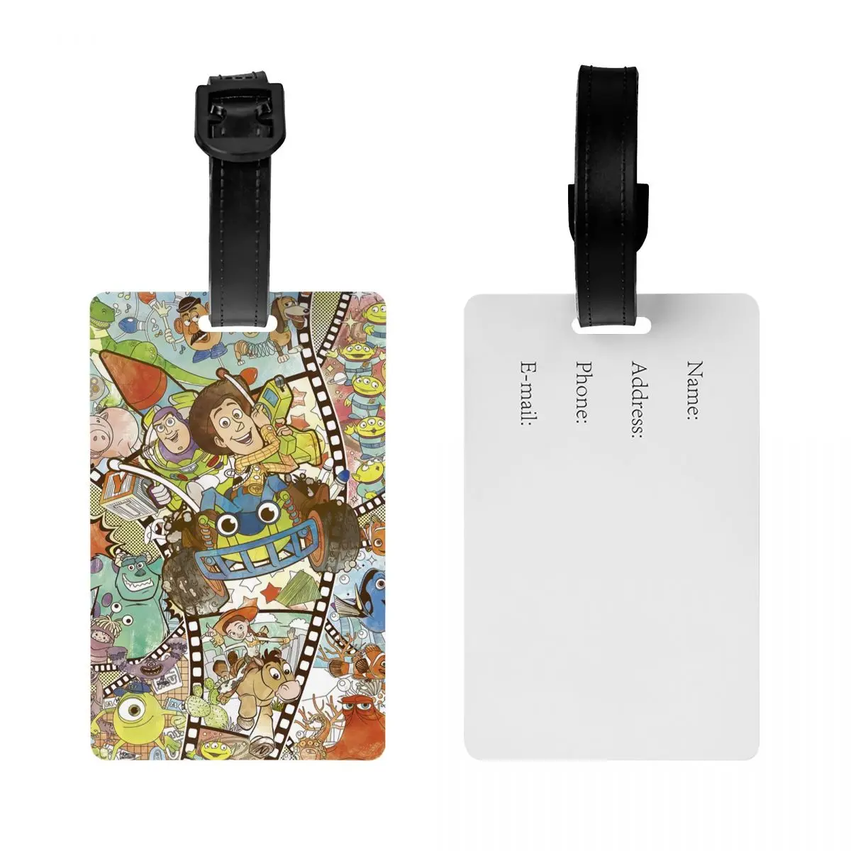 Индивидуальный коллаж История игрушек багажные бирки для чемоданов Личная