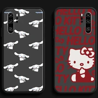 kuromi hello kitty cute phone cases for huawei honor y6 y7 2019 y9 2018 y9 prime 2019 y9 2019 y9a funda back cover soft tpu