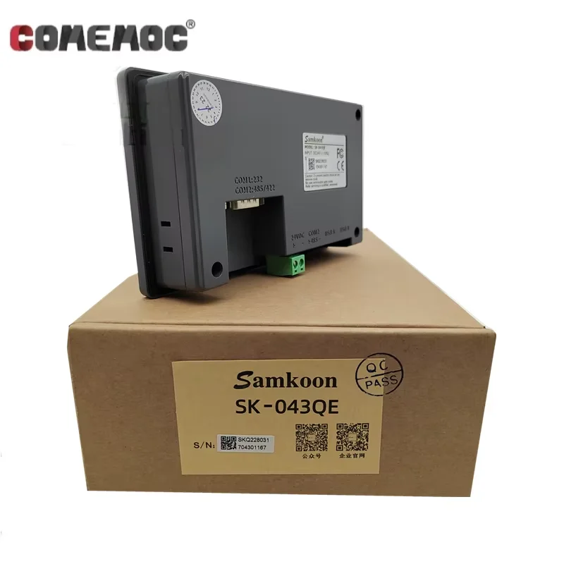 SK-043QE Samkoon 4,3-дюймовый сенсорный экран DC24V HMI Память 128M Flash 128M DDR3 Процессор Cortex A8 600 МГц COM:RS232 422 485 (art.: 3920cdb14857d) - 3920cdb14857d
