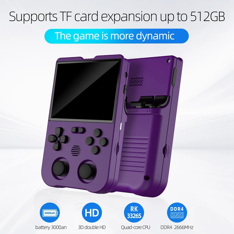 Игровая консоль 3 5 дюйма IPS экран 256G аркадный ретро двойной джойстик 3D игровой