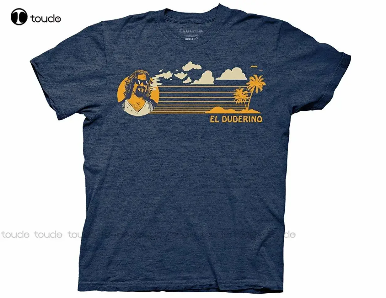 Big Lebowski El Duderino Coast Adult T-Shirt Shirts Men Custom Aldult Teen Unisex Digital Printing Tee New Popular Tshirt