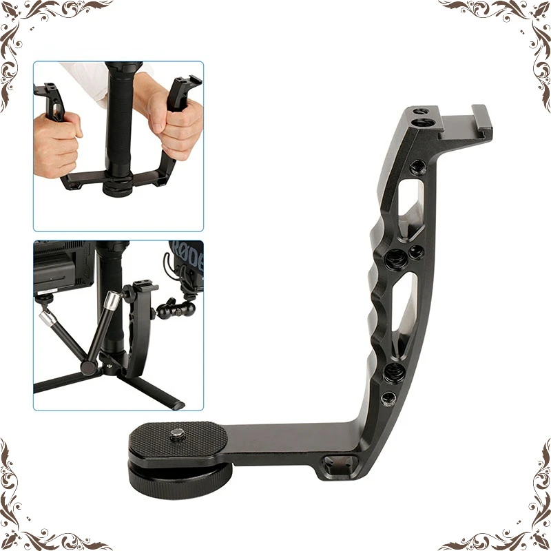 Аксессуары для карданного подвеса, L-образный шарнир для DJI Ronin S Crane 2 V2 Plus Feiyu AK2000 AK4000 DSLR, шарнирный стабилизатор с горячим башмаком 1/4