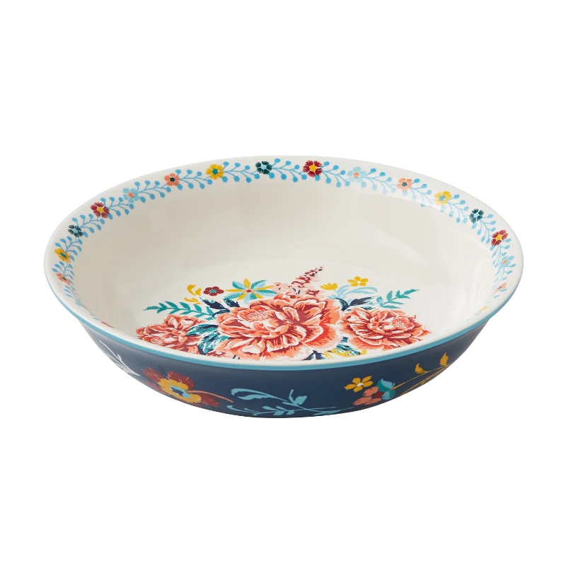 

Camping Floral Stoneware Serve Bowl