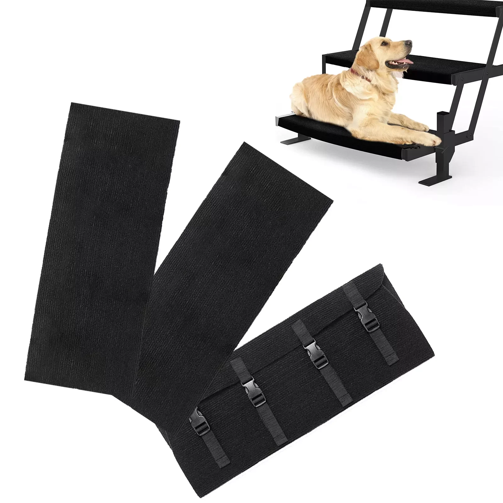 

3 Packs Step Covers Quick Draw Buckle Closure Easy to Install Camping Accessories