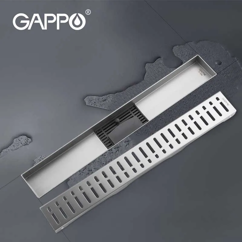 

Слив GAPPO с защитой от запаха, прямоугольный Слив для слива, слив для ванной, слив для пола в ванной, слив для душа