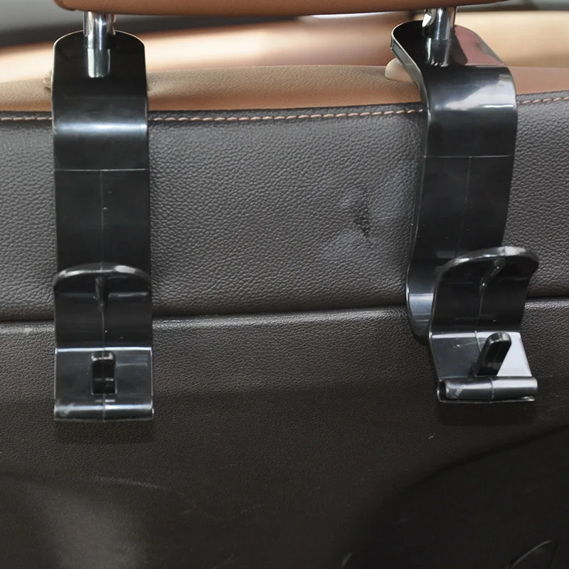 

1/2pc Car Seat Back Hooks Universal Umbrella Mount Bracket Auto Coat Clip