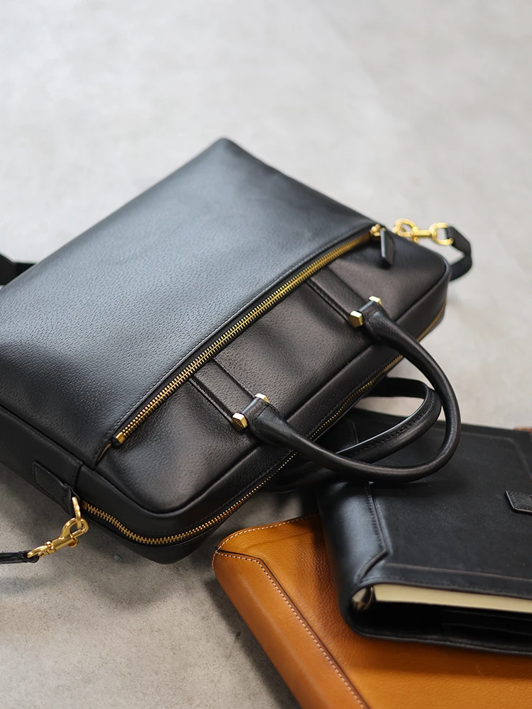 

Простой деловой портфель из 2022 кожи для мужчин и женщин