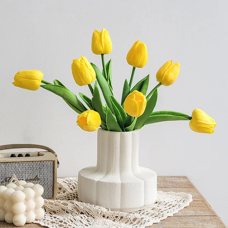 

Light Luxury Tabletop Flower Arrangement, Ceramic Vase Home and Living Room Decoration
