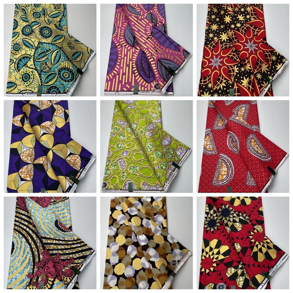 

Guaranteed Veritable African Real Wax Fabric 2023 New High Quality Ankara Golden Wax Print Fabric Pagne Nigeria Style Wax Fabric