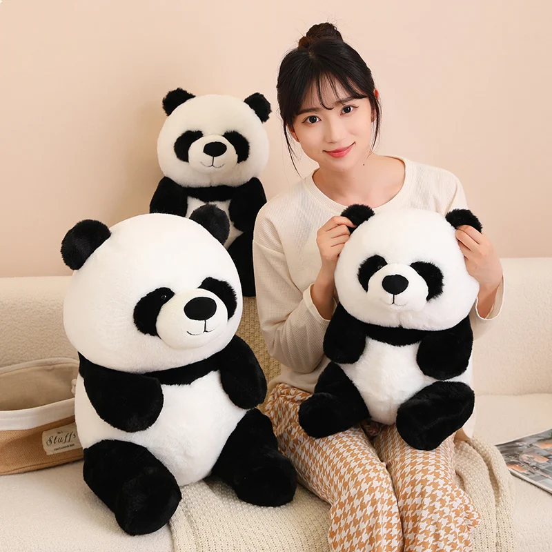 

40/50cm Simulation Giant Panda Plush Toy Cartoon Stuffed Animals Pandas Plushies Doll Anime Soft Kids Toys for Girls Boys Gifts