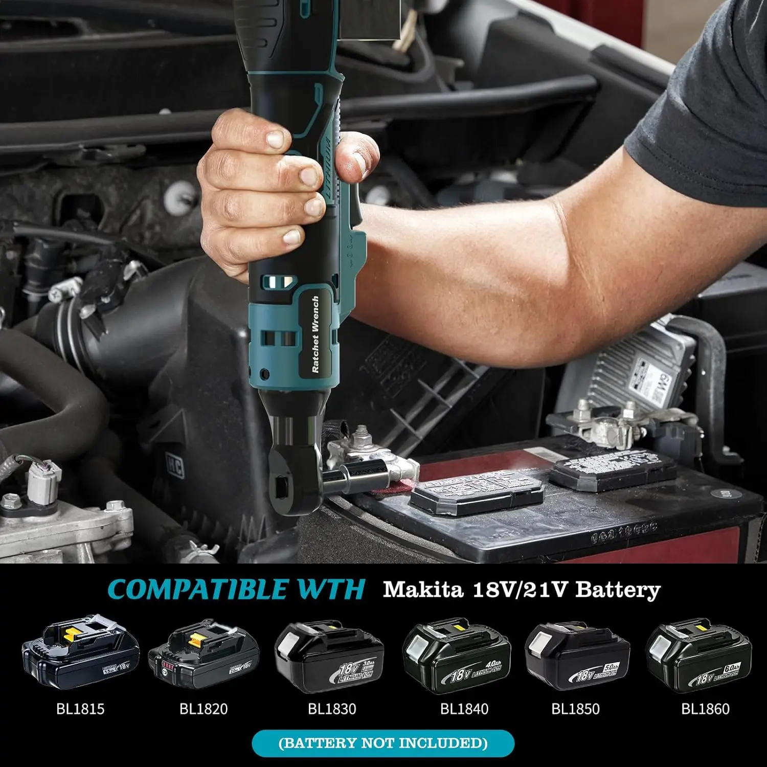 Электрический ключ Yofuly с трещоткой для Makita 21 V