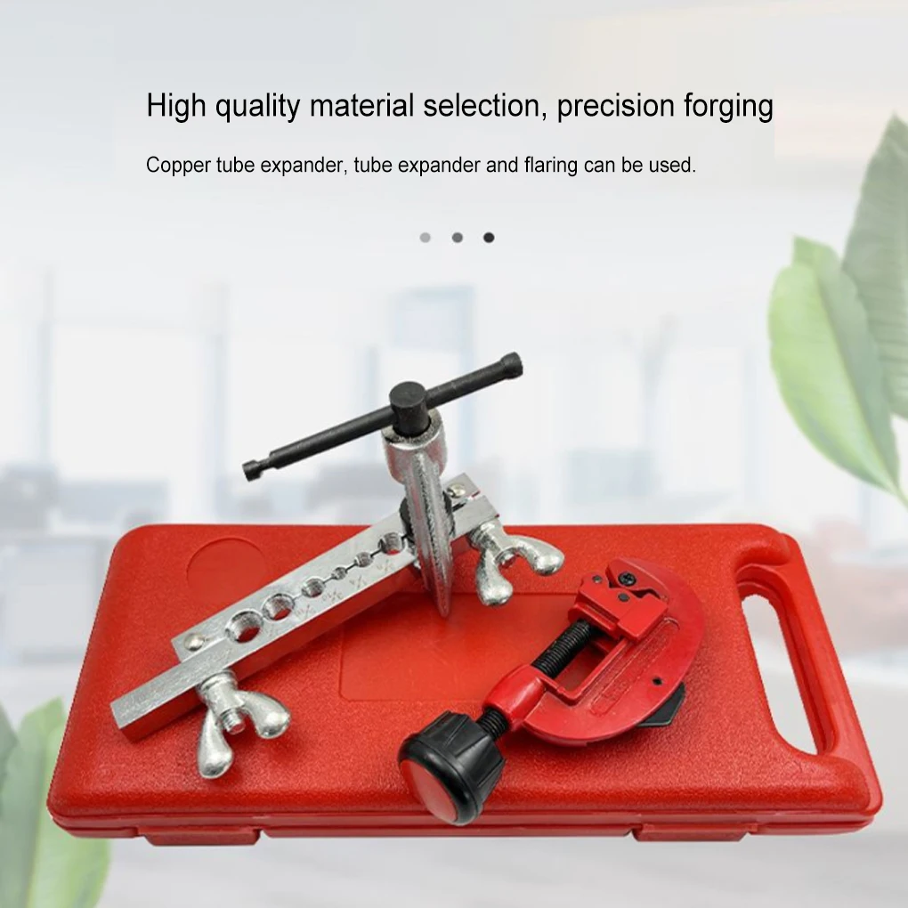 

Kit Pipe Flaring Brake Fuel Kits Cutter Bending Tool Repair Maintenance Professional Universal Automobile Refrigerator