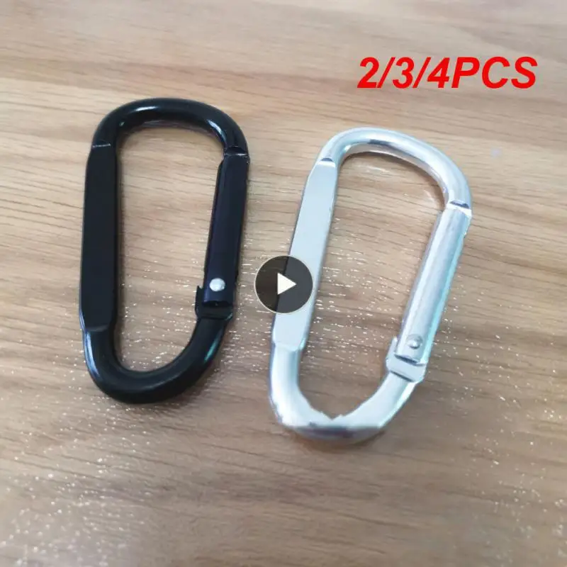 

2/3/4PCS Wear-resistant Box Backpack Buckle Lightweight Camping Tool Aluminum Alloy Safety Buckle Practical Mountaineering Aids
