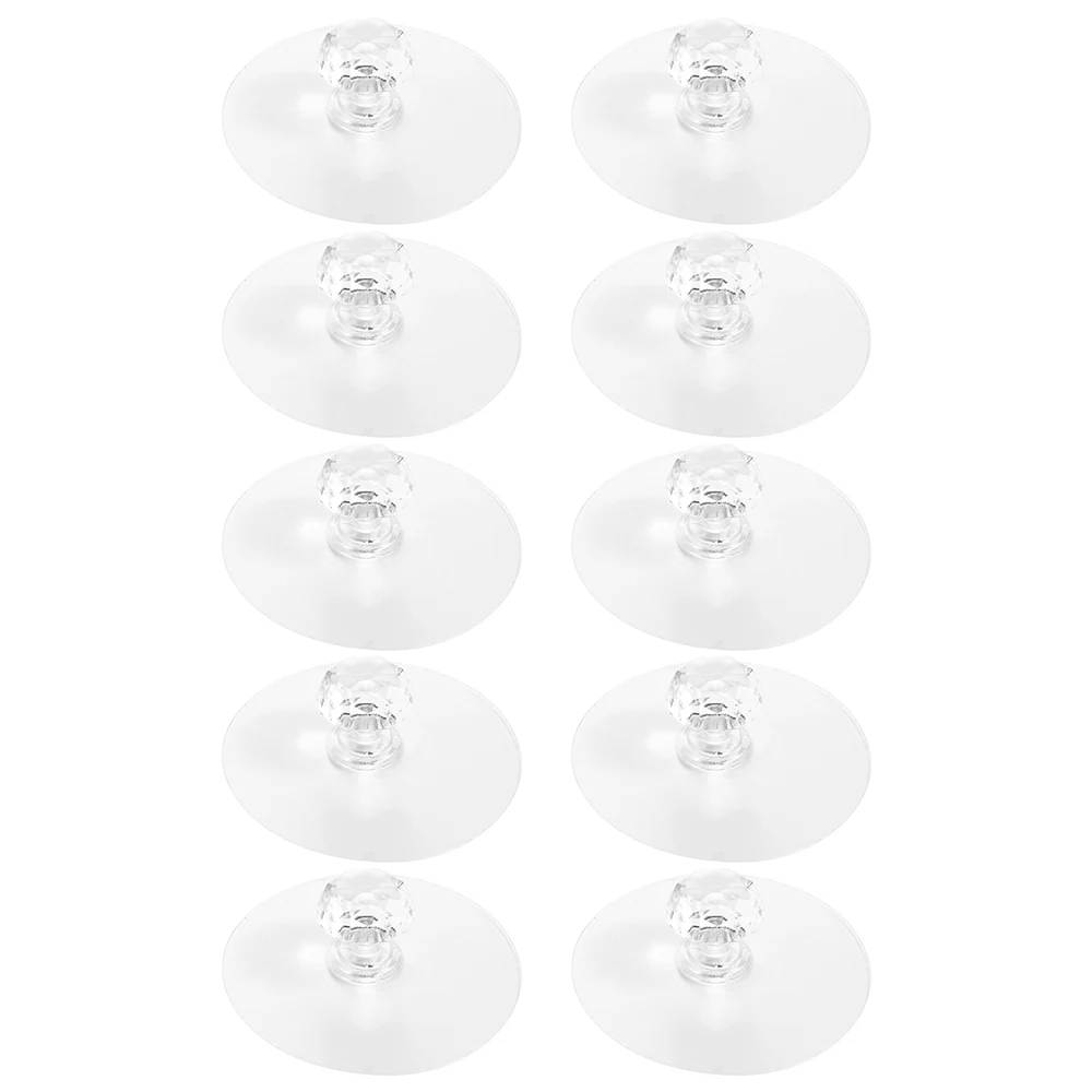 

10 шт., Прозрачная Круглая ручка на присоске