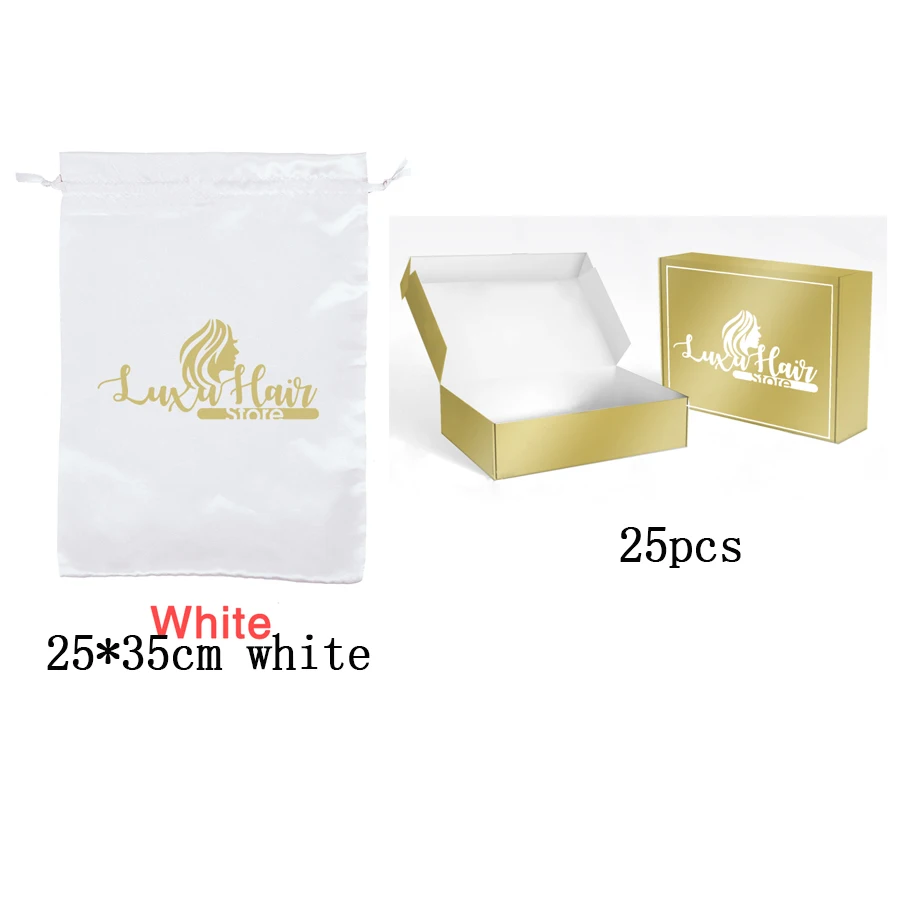 

Custom Logo Satin wig bag