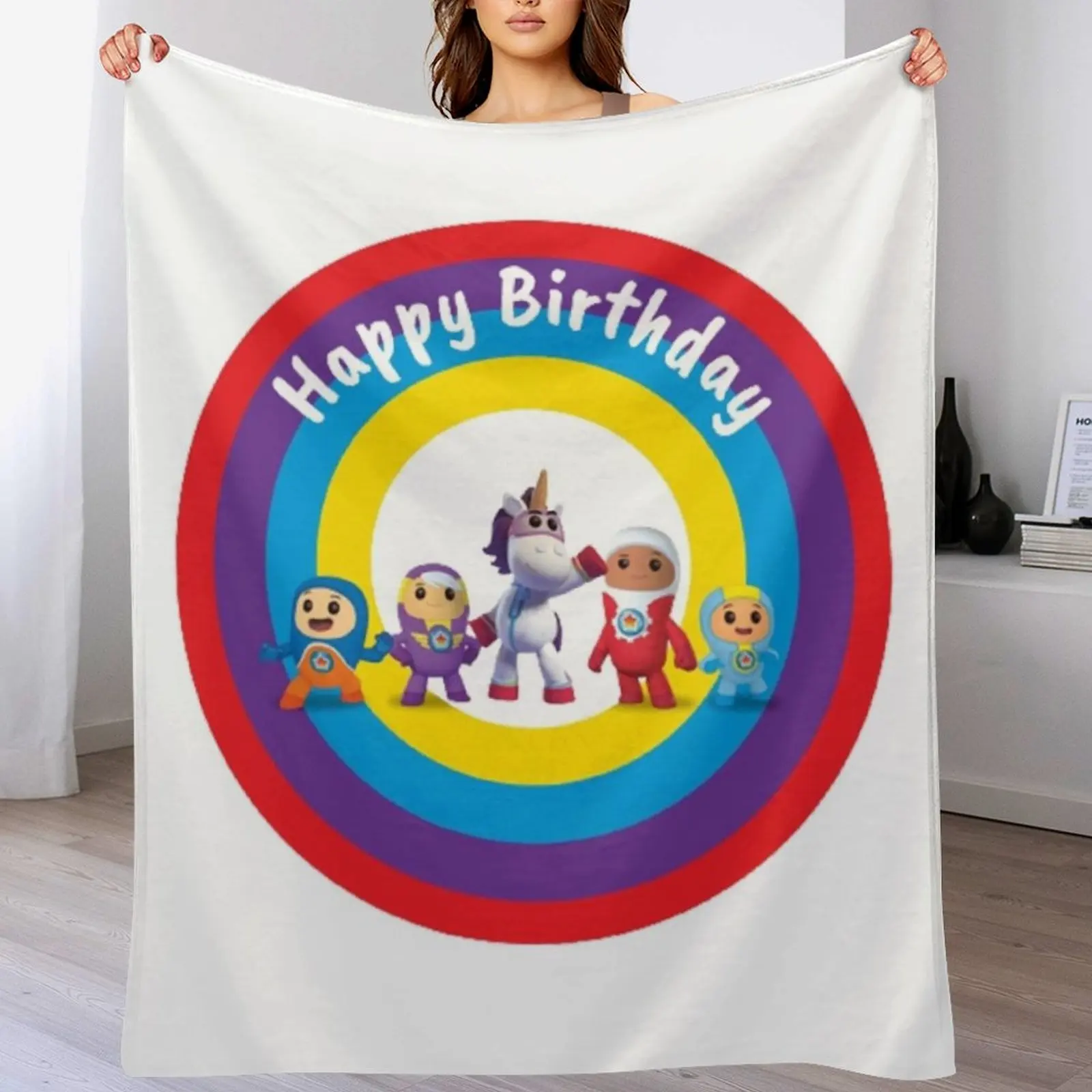 Одеяло Go Jetters милые роскошные дизайнерские забавные подарочные одеяла