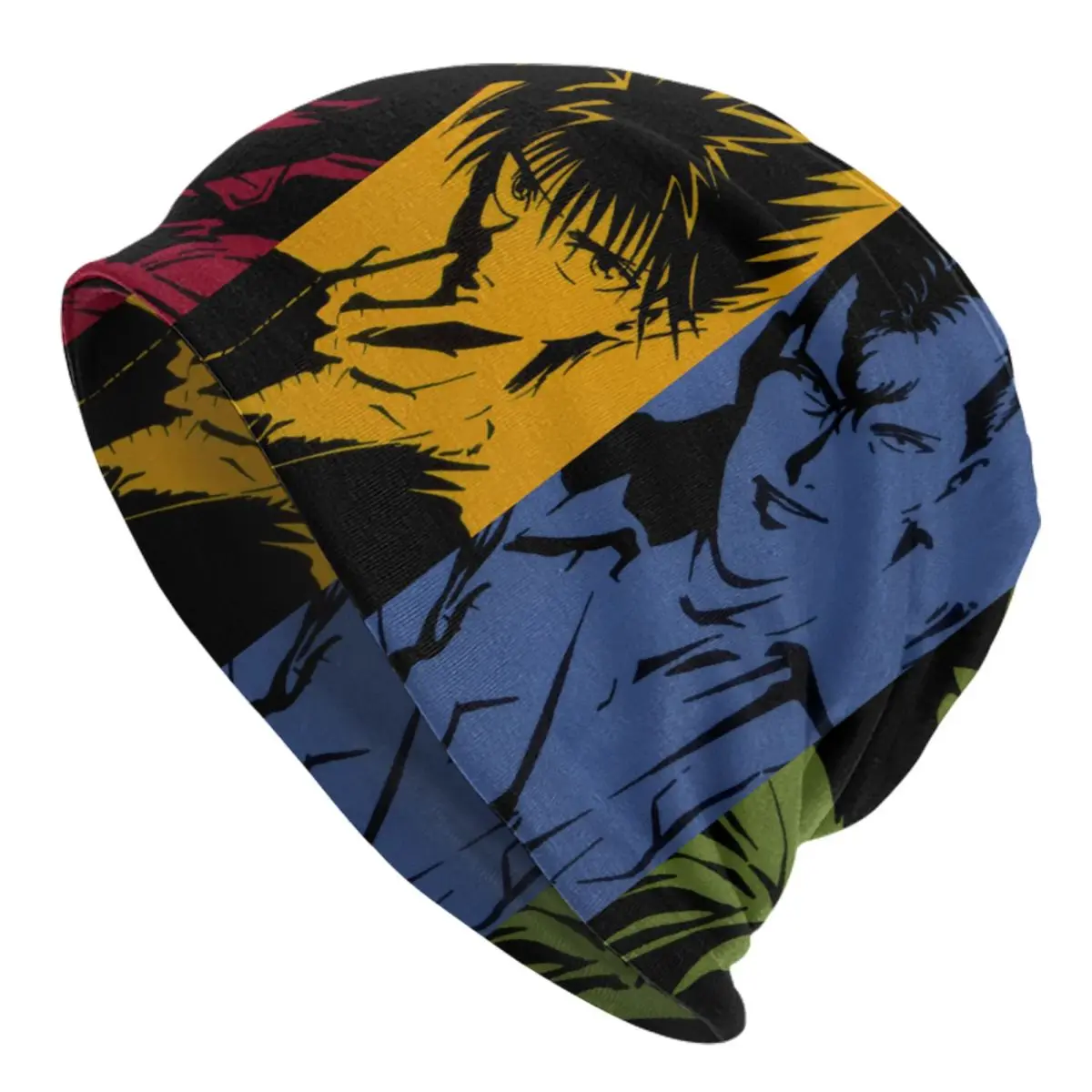 

Hat Urameshi Yuusuke Poster Autumn Spring Caps For Men Women Yu Yu Hakusho Skullies Beanies Ski Caps Cotton Bonnet Hats