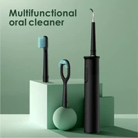 3in1 electric dental scaler tooth cleaner calculus tartar stain removal dentist tool set kit toothbrush oral care sonic cleaner