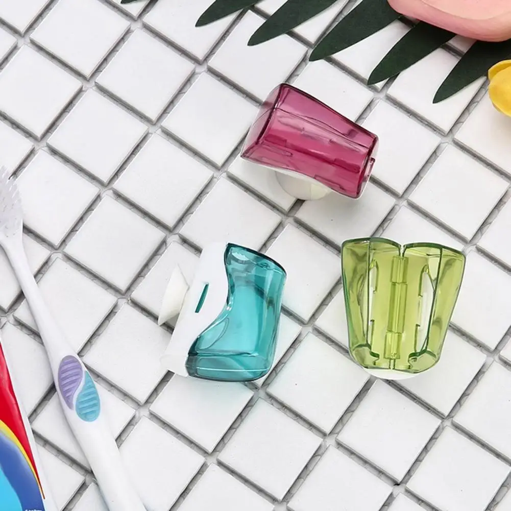 

Практичные бытовые принадлежности, настенный стеллаж для хранения зубных щеток, присоска, домашний декор, вешалка для зубных щеток для ванной комнаты