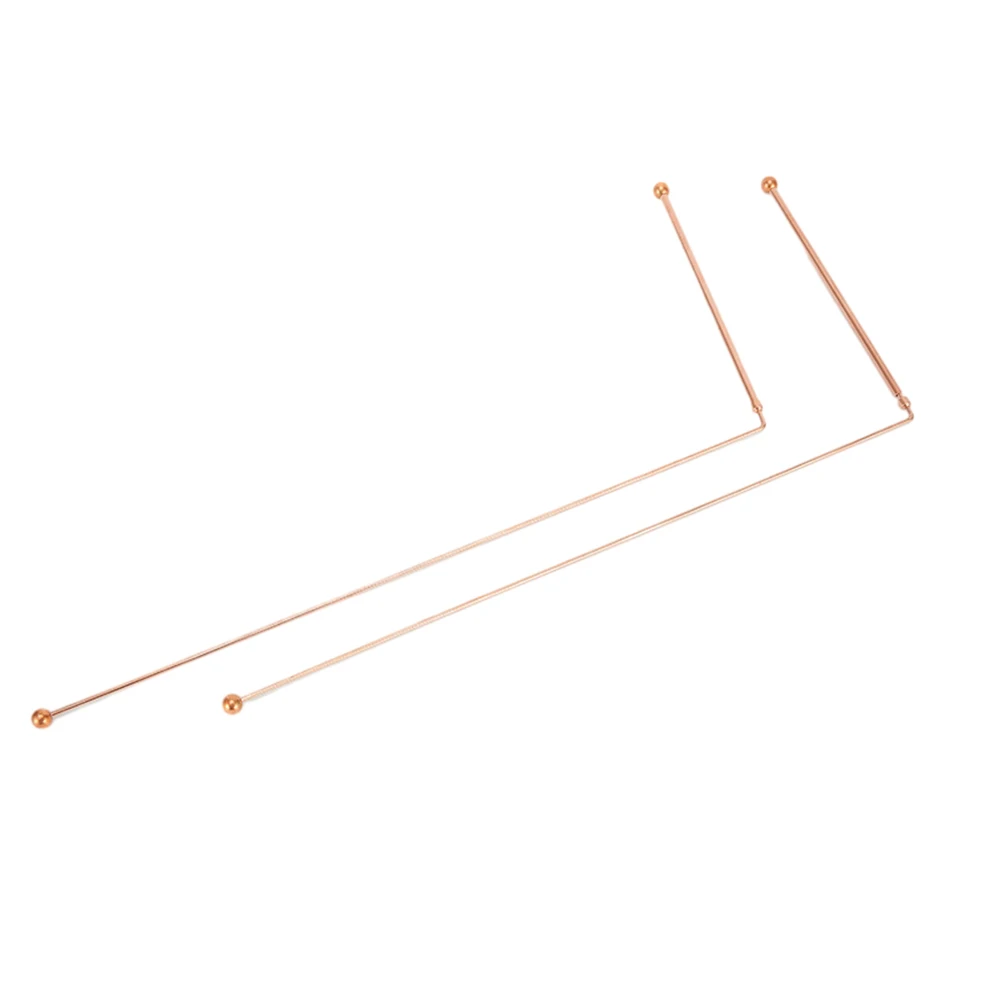 

New Positioning Rod Positioning Rod With Pendulum Tools Hunting Spirit Stick Positioning Rod Rose Gold Adjustable Brass