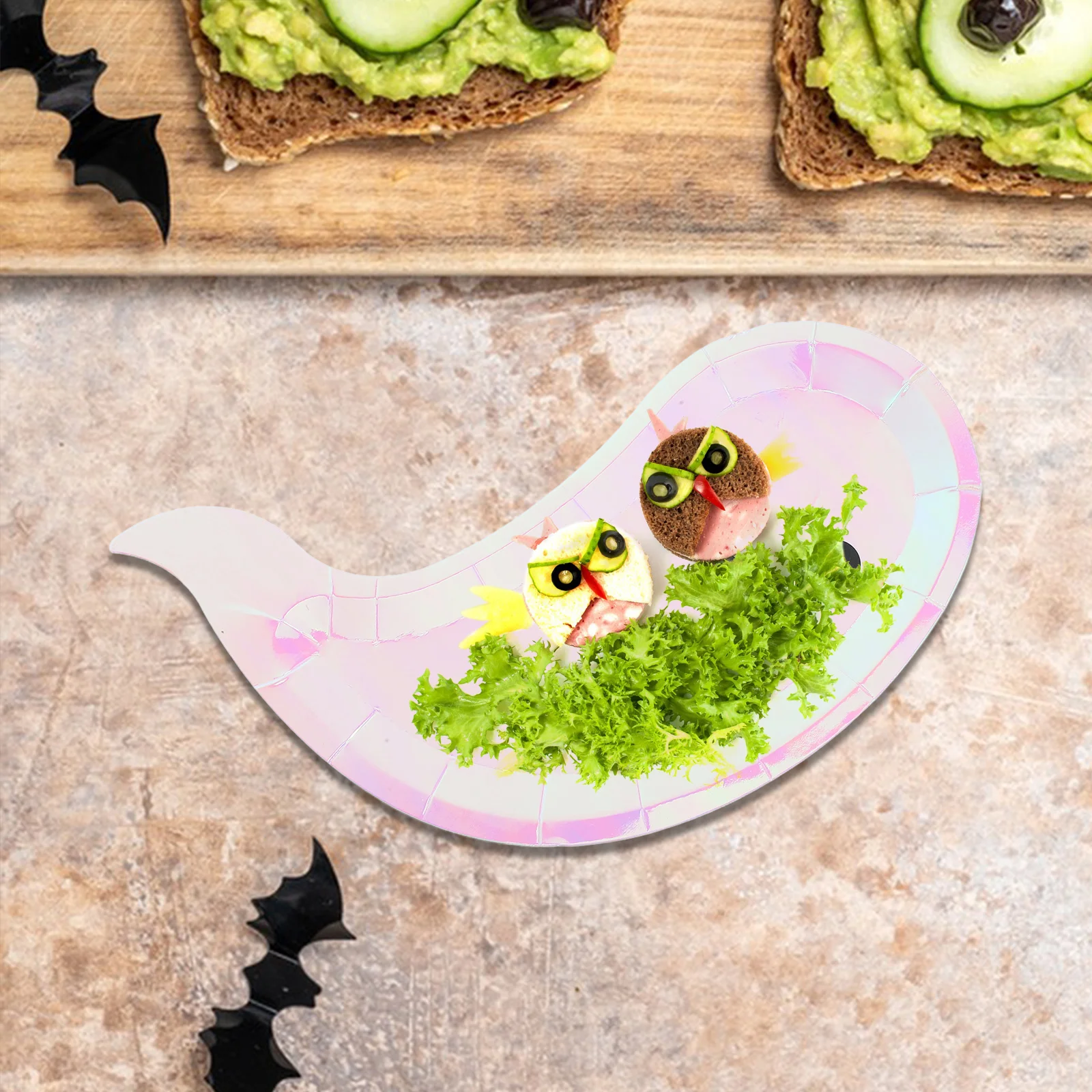 8 шт. бумажные тарелки для торта домашняя еда украшения ванной комнаты обеденный