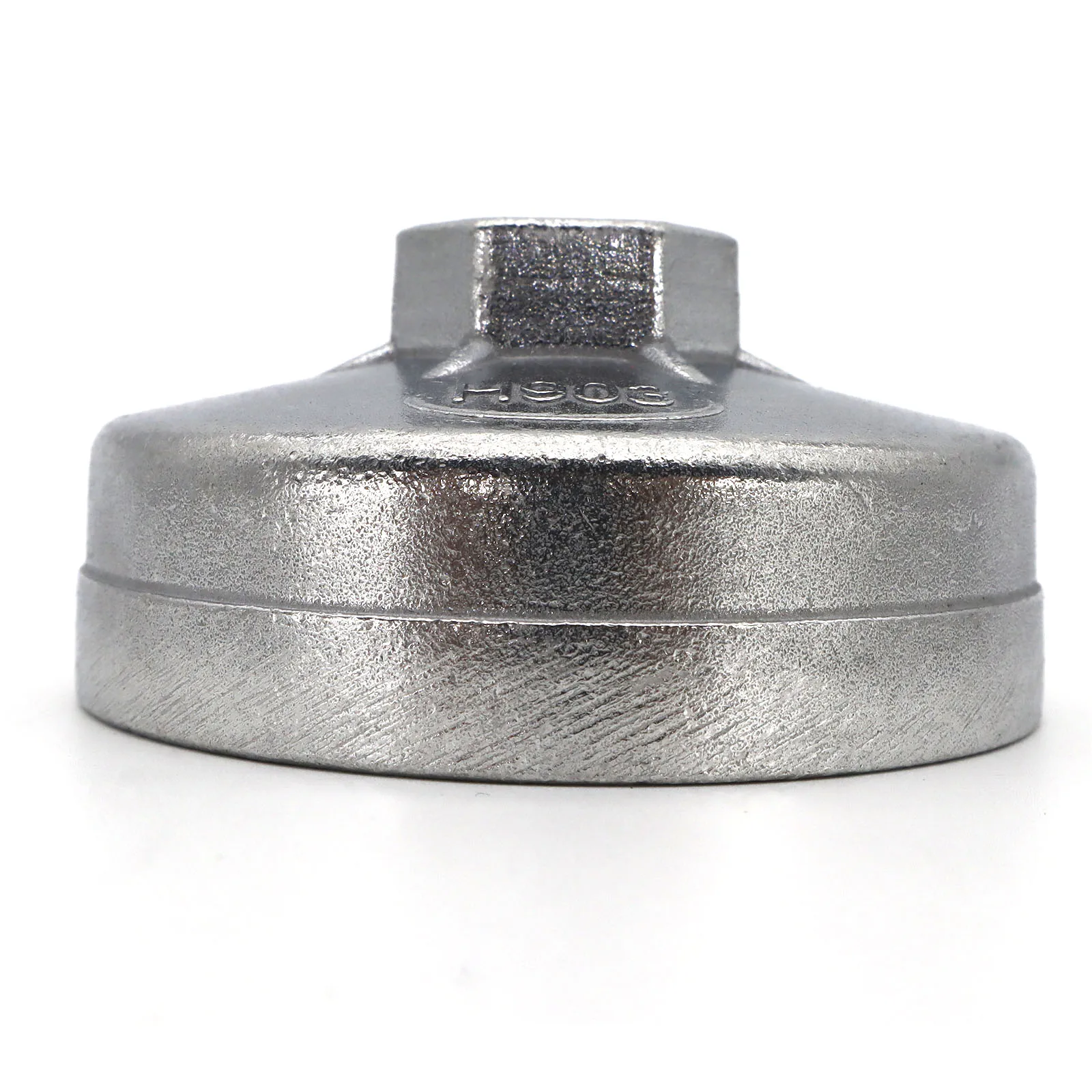 1 Автомобильный торцевой ключ для масляного фильтра серебристый 74 мм x 14